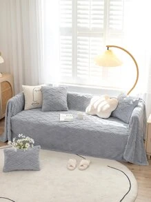 1 cái khăn chần bông cho ghế sofa - Màu Xám nhạt - Xem 4