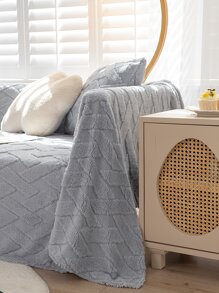 1 cái khăn chần bông cho ghế sofa - Màu Xám nhạt - Xem 2