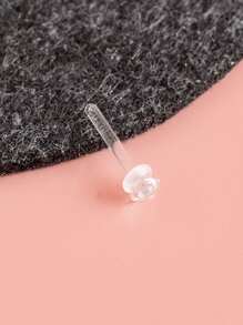 1pc Clear Stud Earring