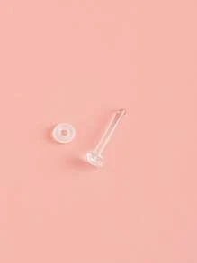 1pc Clear Stud Earring