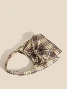 Túi vai Nơ Bướm Sọc ca rô Sẵn sàng - Nhiều màu - Xem 4