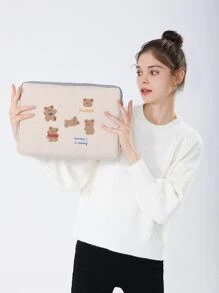 1 x Túi máy tính xách tay đồ họa Bear & Slogan - Nhiều màu - Xem 3