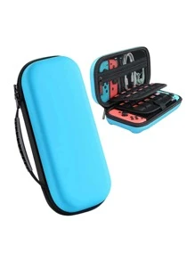 Eva 硬壳游戏配件保护套收纳袋兼容 Switch/Switch Oled - 藍色 - 查看 1