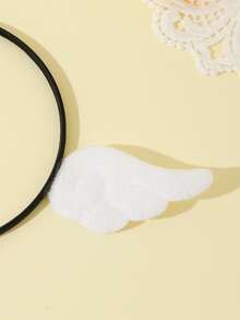 1pc Unisex Wing Decor Cute Costume Headband For Party - Black - View 3