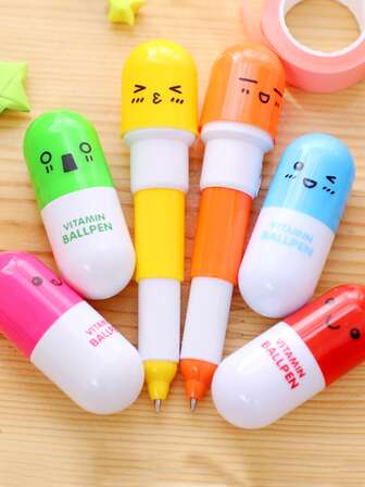 3入組卡通設計隨機圓珠筆