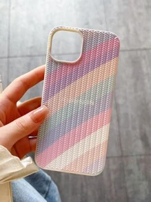 苹果条纹手机壳适用于 iPhone 11、iPhone 13、iPhone 14 Pro Max - 彩色 - 查看 3