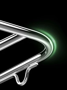 1pc Stainless Steel Drying Rack With Clothespin - Silver - View 3