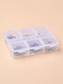1 caja Gancho DIY Pendientes Accesorio - Multicolor - Ver 4