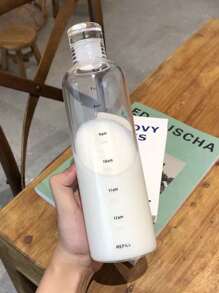 1 chiếc cốc đo thời gian trong suốt đựng nước cho hoạt động ngoài trời thể thao - Trong sáng - Xem 4