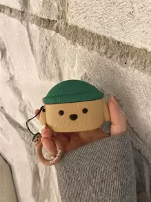 Dog Design Case Compatible With AirPods - Multicolor - View 1