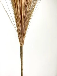 1 pieza/6 piezas/10 piezas/12 piezas Adornos de hogar de tela de seda y plumas falsas de alta calidad para decoración de boda, fiesta, cumpleaños y fotografía - Marrón - Ver 6