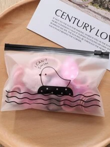 Conjunto de 30 piezas de accesorios para cabello con decoración de flores y pompones, lindo moño - Rosa - Ver 2