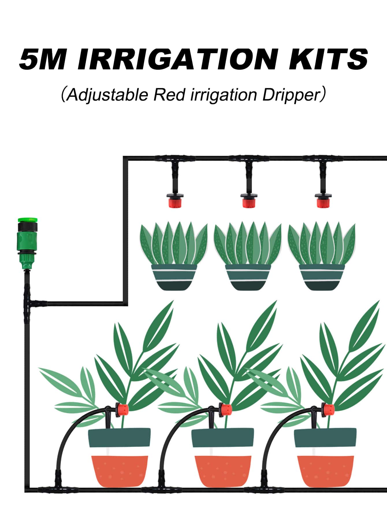 21pcs Garden Sprinkler Irrigation System Kit SHEIN USA