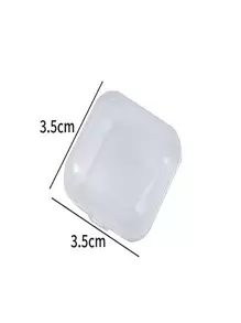 30件/20件/10件塑料矩形透明药盒首饰收纳盒耳环项链戒指收纳盒带盖返校