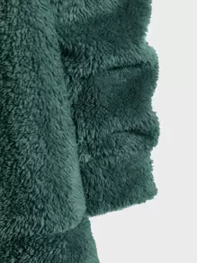 Manfinity VCAY Men Patch Detail Hoodie - Dark Green - View 4