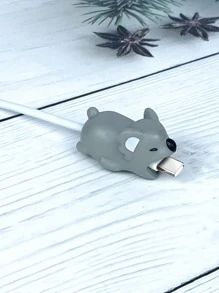 1 件卡通考拉设计数据线保护器充电器保护器 - 查看 1