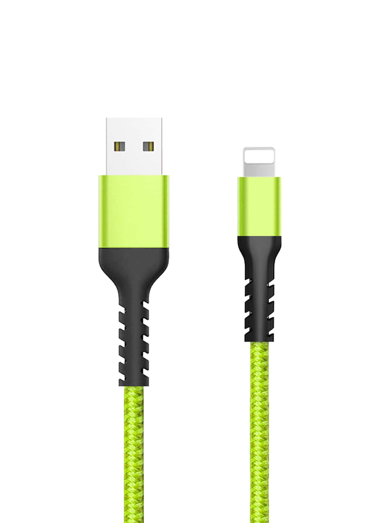 1 pieza Cable de dato trenzado compatible con iPhone - Verde - Ver 1