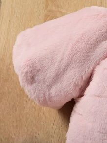 Girls Puff Sleeve Top & Cami Dress - Pink - View 7