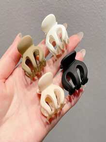 1 Kẹp Tóc Đuôi Ngựa Cao Dễ Thương Với Thiết Kế Hình Hoa Để Cố Định Tóc Phồng Và Chống Chảy Xệ, Phụ Kiện Tóc Cho Nữ (Màu Sắc Ngẫu Nhiên, Không Hộp) - Nhiều màu - Xem 2