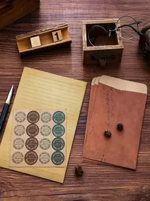 18pcs Plain Envelope - Rust Brown - View 7