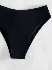 Criss Cross Bikini Set Bãi Biển Mùa Hè - màu đen - Xem 7