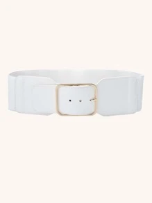 Cinturón con hebilla rectángulo