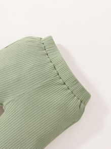 男婴童標語圖案連體衣和運動褲和帽和手套 - 彩色 - 查看 6