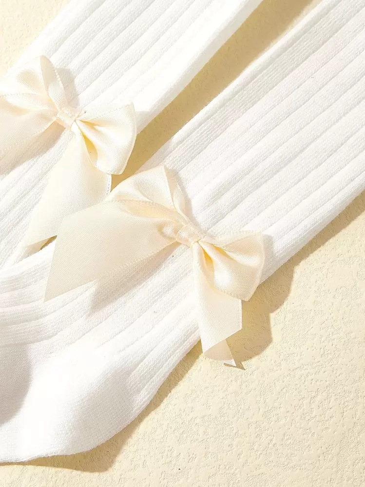 3 Pairs Girls Tight Leggings, Infant Knitted Thermal Pants, Girls Tights For Spring Autumn Winter - Multicolor - View 7