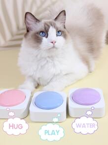 1入組隨機色錄音鈕扣設計寵物玩具 - 彩色 - 查看 5