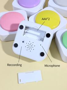 1入組隨機色錄音鈕扣設計寵物玩具 - 彩色 - 查看 7