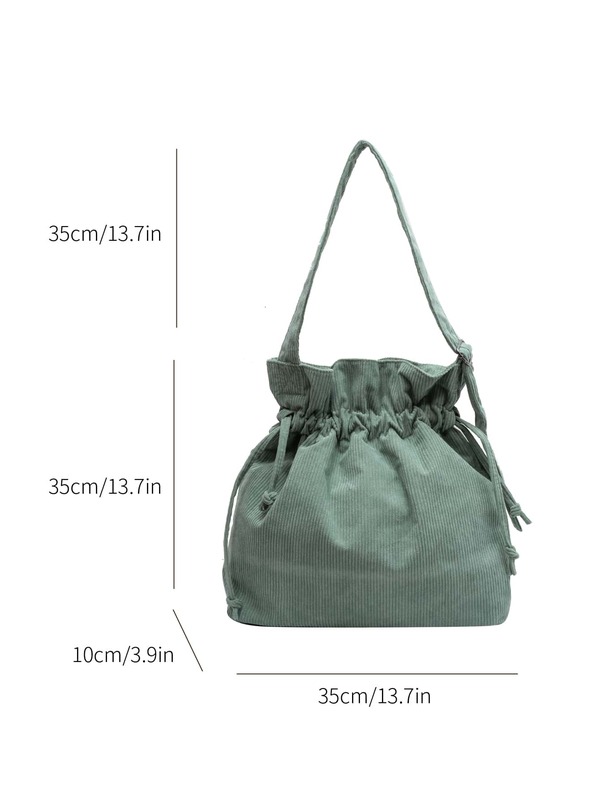 Drawstring Design Bucket Bag SHEIN USA