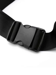 前拉鏈防水腰包