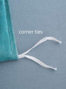 Set colcha sin relleno con patrón de cuadros - Multicolor - Ver 5