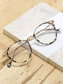 1 par de gafas de moda con diseño de orejas de gato, adecuadas para uso diario - Multicolor - Ver 2