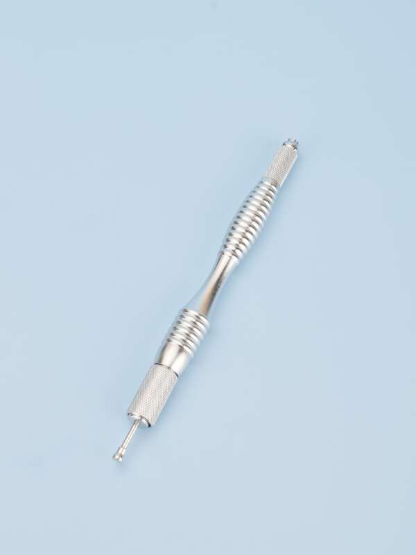 Double Head Microblading Handles Flat And Round Needle Blade Pen Eyebrow Embroidery Hand Tool Makeup Supply 1pc