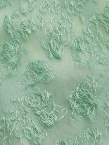 BizChic 提花燈籠袖雪紡襯衫