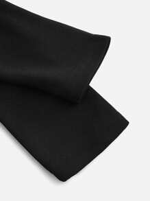 BizChic Đầm Trọn gói Dây kéo màu trơn Thanh lịch - màu đen - Xem 9