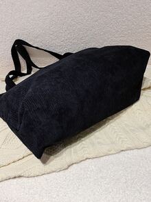 Minimalist Shopper Bag - Black - View 2