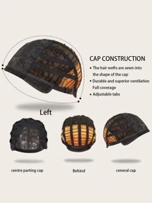 Tóc giả hóa trang Halloween Tóc giả tổng hợp chịu nhiệt Tóc giả xoăn gợn sóng với mái tóc mái được làm bằng máy hoàn toàn, sử dụng hàng ngày cho phụ nữ, trông tự nhiên, chất lượng tốt, Tóc giả tổng hợp mềm mại - Nhiều màu - Xem 7