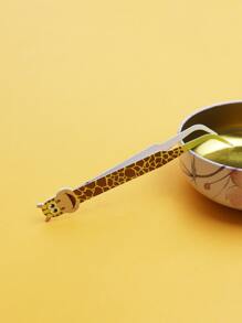 1 pieza Pinzas para pestañas con dibujos animados con estampado de jirafa - Multicolor - Ver 2