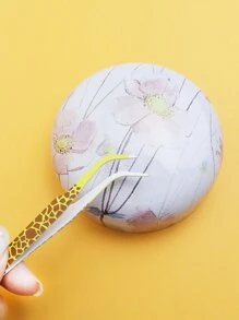 1 pieza Pinzas para pestañas con dibujos animados con estampado de jirafa - Multicolor - Ver 3