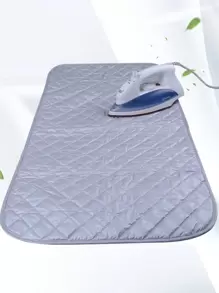 1 件纯色防滑熨烫垫家居装饰、家居装饰、适用于厨房、卧室、家庭、办公室、学校 - 銀色 - 查看 1