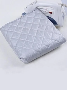 1 件纯色防滑熨烫垫家居装饰、家居装饰、适用于厨房、卧室、家庭、办公室、学校 - 銀色 - 查看 2