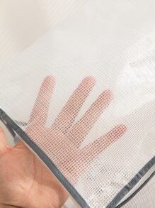 1 pieza Bolsa de almacenaje transparente plegable - transparente - Ver 4