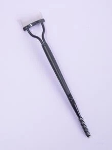 Double-ended Two-in-one Steel Needle Eyelash Comb, 1 Eyelash Comb + Eyebrow Comb - Black - View 5