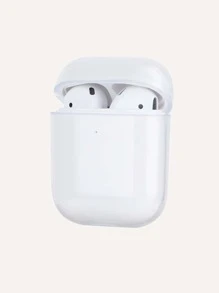 Solid Tpu Shockproof Case With Earbud Holder Compatible With Apple Airpods & AirPods1/2 AirPods Pro - Clear - View 3