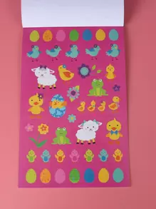 1 pieza Pegatina con estampado de dibujos animados - Multicolor - Ver 5