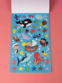 1 pieza Pegatina con estampado de dibujos animados - Multicolor - Ver 6