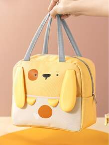 1 pieza Bolsa térmica con estampado de dibujos animados - Amarillo - Ver 3