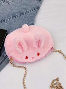 Chicas Bolsa creativa con diseño de conejo - Rosa - Ver 1